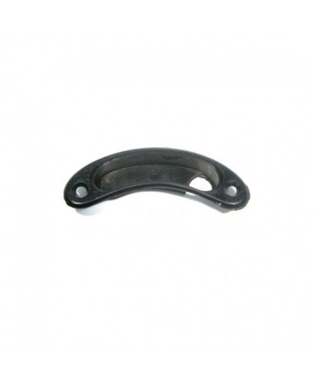 1437sx Cornice maniglia interna anteriore plastica nera sinistra