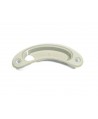 1438sx Cornice maniglia interna anteriore plastica grigia sinistra