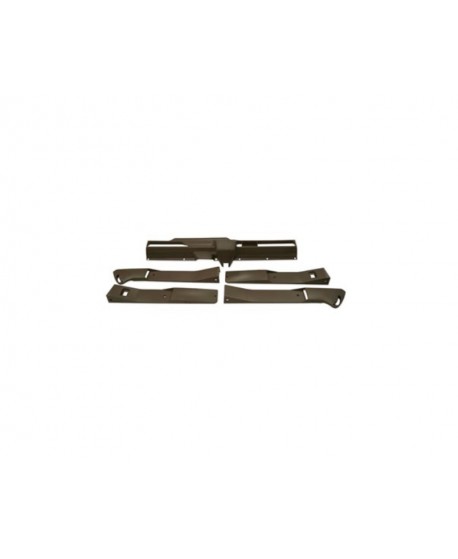 Brown plastic kit front / rear door panels and 2cv dashboard
