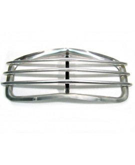 Polished aluminum grille with three bars (1965-1974)