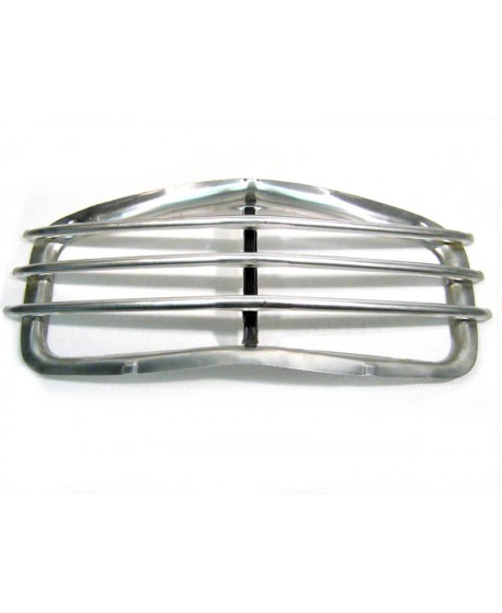 Polished aluminum grille with three bars (1965-1974)