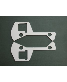 Coppia guarnizioni grigie in plastica maniglia esterna Dyane