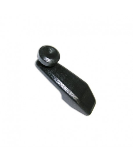 Manovella alzavetro in plastica nera
