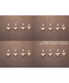 Kit of 16 staples for 4 Dyane door profiles (tot 16 pieces: all 4 doors)