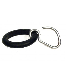 Elastic hood + stainless steel hook