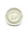 Wheel rim painted gray