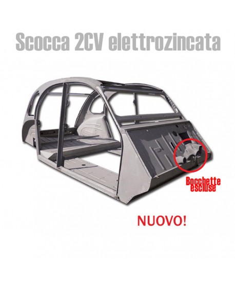 2cv Body Shell 2CV chassis shell (new and electro-galvanized) - NPM Citroen 2Cv ...