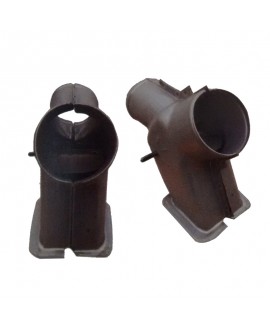 Double left side heating pipe with diverter