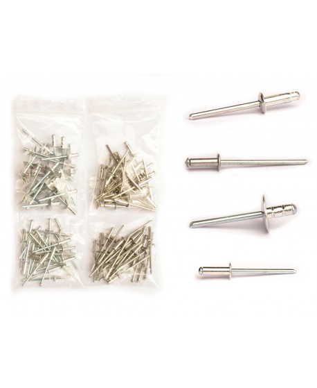 Kit rivetti e rondelle per carrozzeria completa Mehari (istruzioni in PDF)