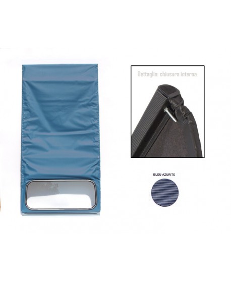 Capote 2cv blue azurite with internal closure