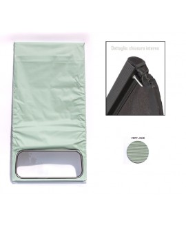 Capote 2cv jade green with internal closure