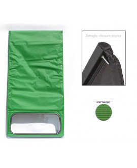 Capote 2cv tuilerie green with internal closure
