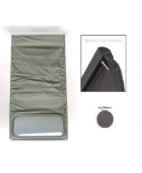 Capote 2CV enbrun green (small row) internal closure