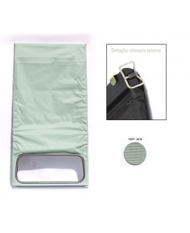 Capote 2CV  jade green external closure