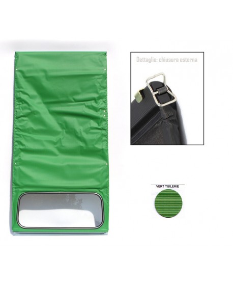 Capote 2CV  tuilerie green external closure
