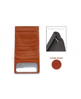 Capote 2CV cuivre indien with internal closure