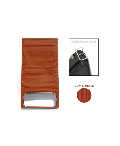 Capote 2CV cuivre indien with external closure