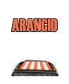 Convertible top awning with orange-white stripes 2CV for internal closure prod. NPM