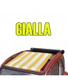 Convertible top awning with yellow-white stripes 2CV for external closure (front bar fixing included) prod. NPM