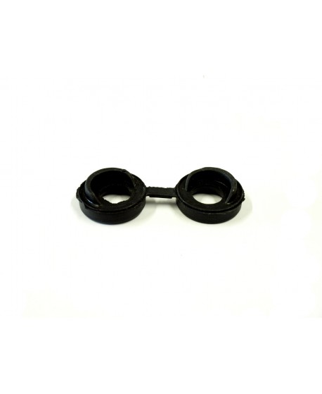 Valve stem rubber with lip