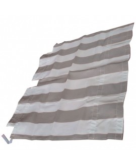 Tenda capote parasole righe bianche-grigie Dyane prod. NPM