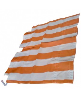 Convertible top awning with white-red stripes Dyane prod. NPM