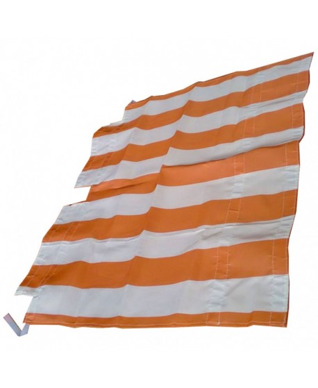 Convertible top awning with white-red stripes Dyane prod. NPM