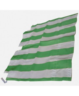 Convertible top awning white-green stripes Dyane prod. NPM