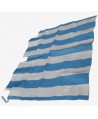 Convertible top awning with blue-white stripes Dyane prod. NPM