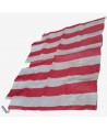 Convertible top awning with white-burgundy stripes Dyane prod. NPM