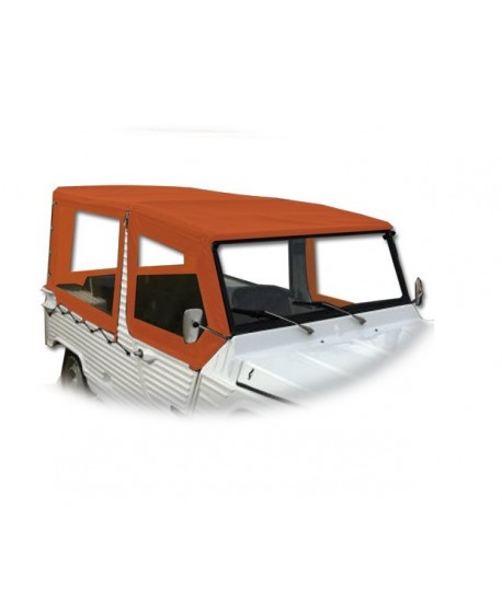 Kit  teli capote (6 pezzi + copriruota scorta+elastici) arancio