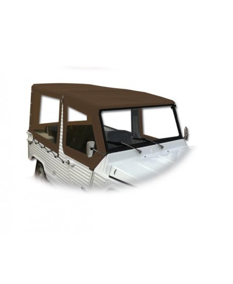 Kit  teli capote (6 pezzi + copriruota scorta+elastici) marrone