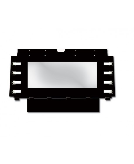 Telo posteriore per capote "bikini" nera