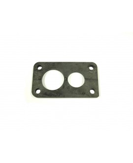 Dual body carburettor thickness plate