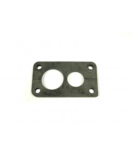 Dual body carburettor thickness plate