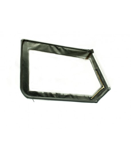 High sheet of left door with rear-view hinge, black