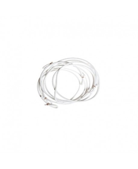 White elastic bands for fixing Mehari soft top sheets (3 pcs)