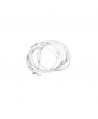 White elastic bands for fixing Mehari soft top sheets (3 pcs)