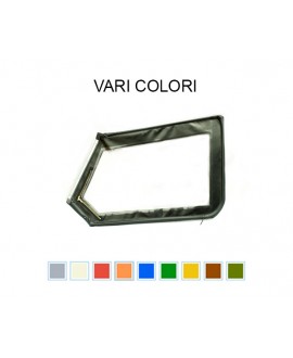 Telo alto di porta destro con cerniera retrovisore, se diverso da nero/blu/bianco (specifica colore)