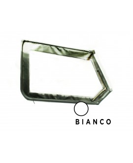 Telo alto di porta sinistro con cerniera retrovisore BIANCO