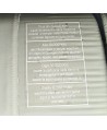 Cartridge wash sticker on metal air cleaner case (10,000 km / 6,000 miles)