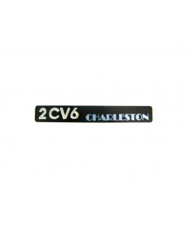 "2cv 6 charleston" monogram (metal base in relief)