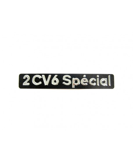 Monogram "2cv 6 special" (raised metal base)