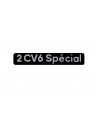 Sticker "2cv 6 special" black background