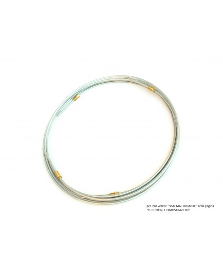 116F Tubo freni lungo 9mm, montaggio fino al 1970