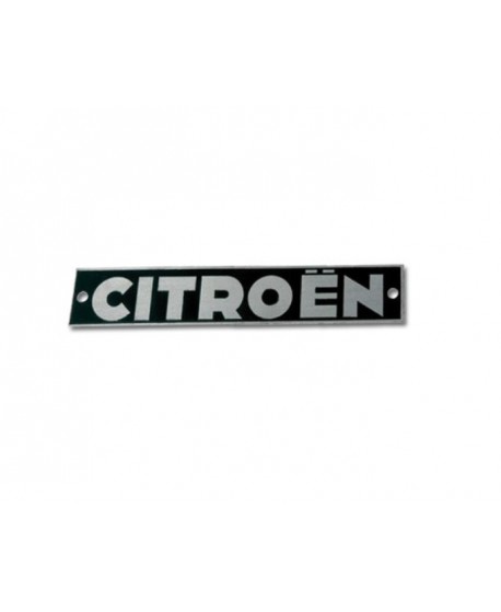 Citroen plate for bumper post old model