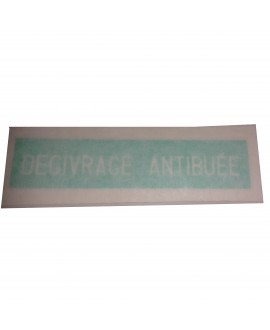 "Degivrage antibuèe" painting mask for conveyor air (2CV old model)
