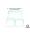Foam padding kit for front seats + rear bench (MEDIUM DENSITY FOAM 2CM + OTHER LIGHTER LAYER)