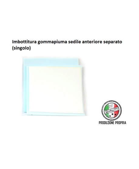 Separate front seat foam padding (single)