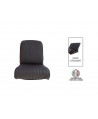 Seat cover right front black skai ventilated round corner